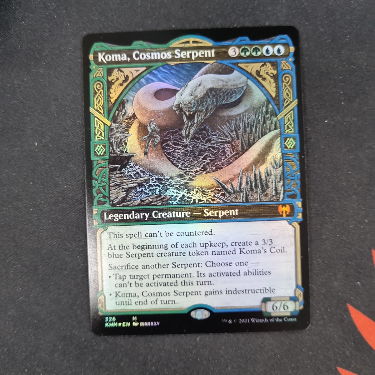 Koma, Cosmos Serpent - Foil Variant – Valkyrie Games NZ