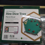 Let's Play Hex Dice Tray (Artist Series) 8 Inch