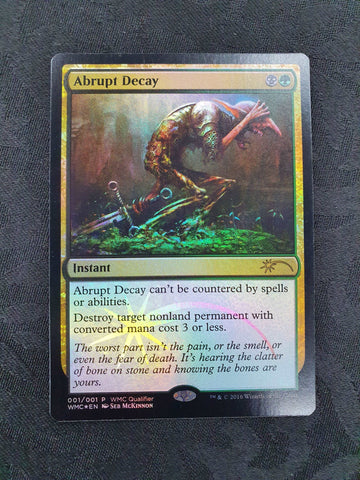 Abrupt Decay- DCI Foil