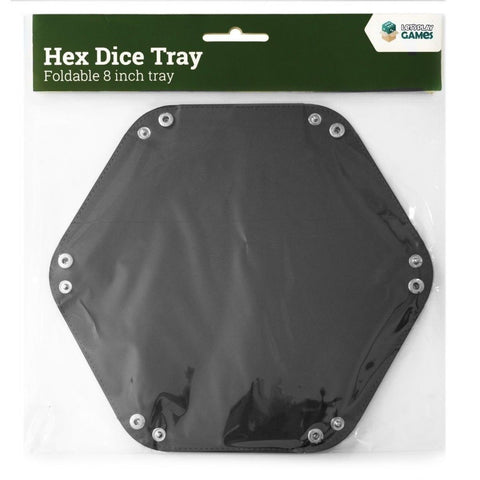 Let's Play Hex Dice Tray 8 Inch - Black