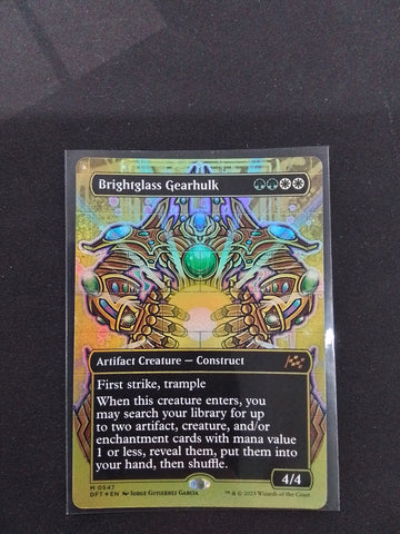 Brightglass Gearhulk (DFT, First Place Foil, Boarderless)