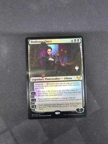 Professor Onyx - Stamped Foil