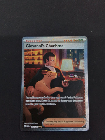 Giovanni's Charisma Holo Foil (MEW 204/165)
