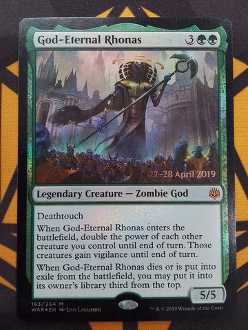 God-Eternal Rhonas (WAR foil promo date stamped)