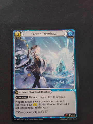 Frozen Dismissal
