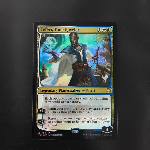 Foil Teferi, Time Raveler (Planeswalker Stamped)