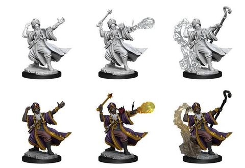 D&D Frameworks Miniatures: Human Wizard, Male